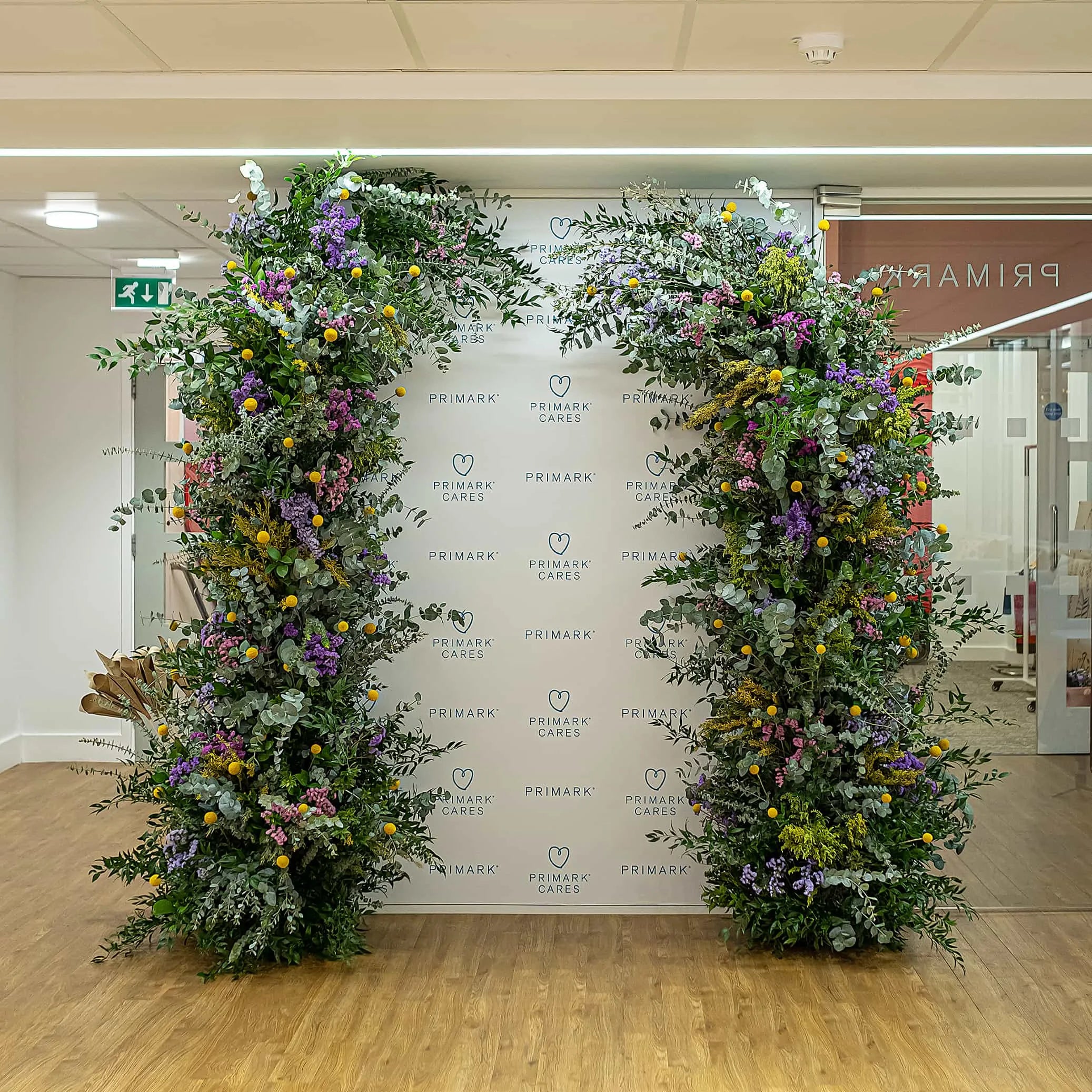A bespoke floral arch created for Primark’s latest collection launch event, perfect for a wonderful picture moment