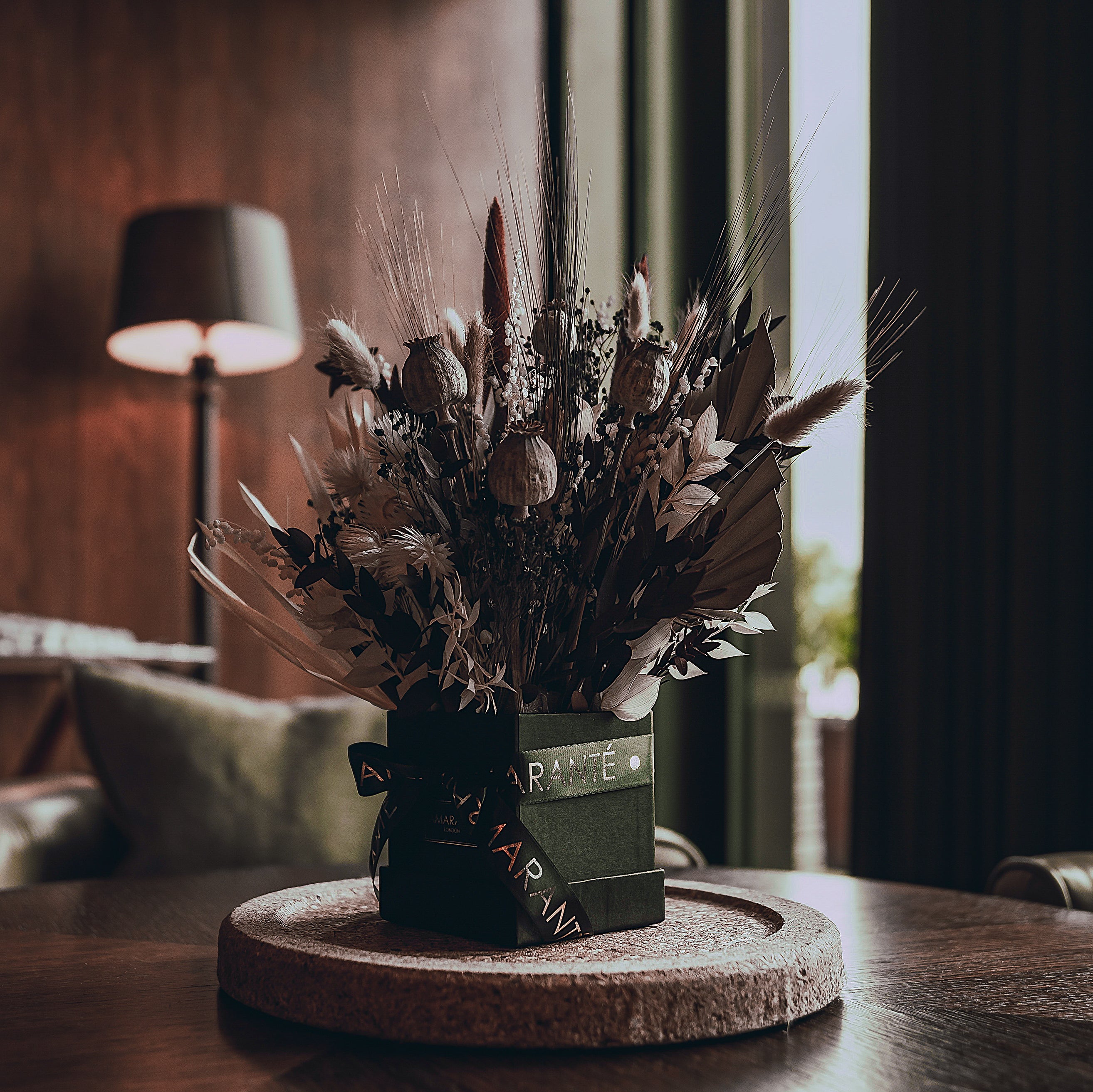 Event florist Amaranté London partnered with Soho House to bring some gorgeous, unique table arrangements into their exclusive London members club.