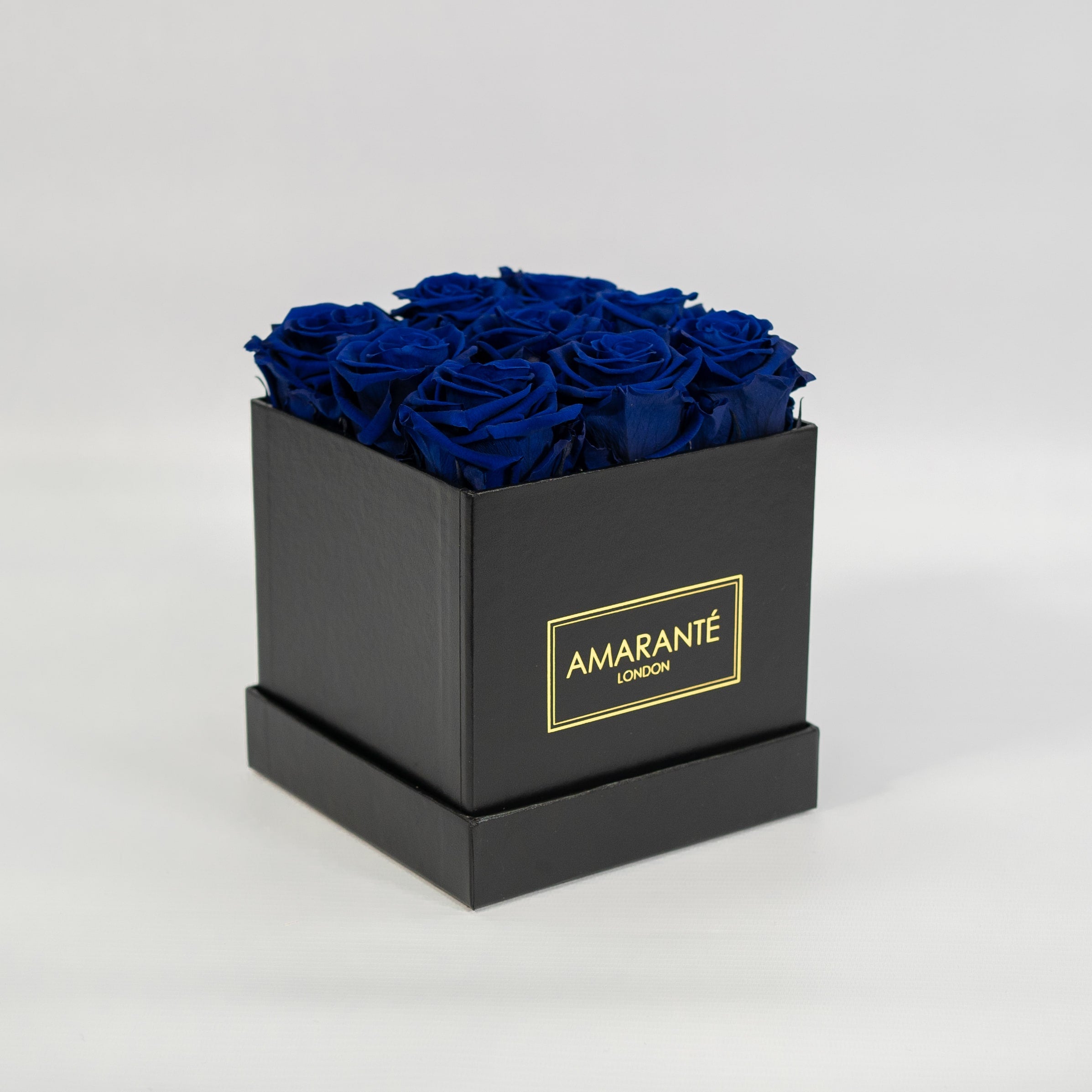 Stylish royal blue roses denoting luxury and royalty. 
