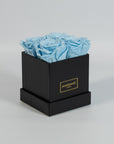 Fragrant light blue roses suggesting protection and healing
