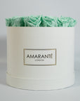 Cool mint green Roses connoting energy, good health, and peace