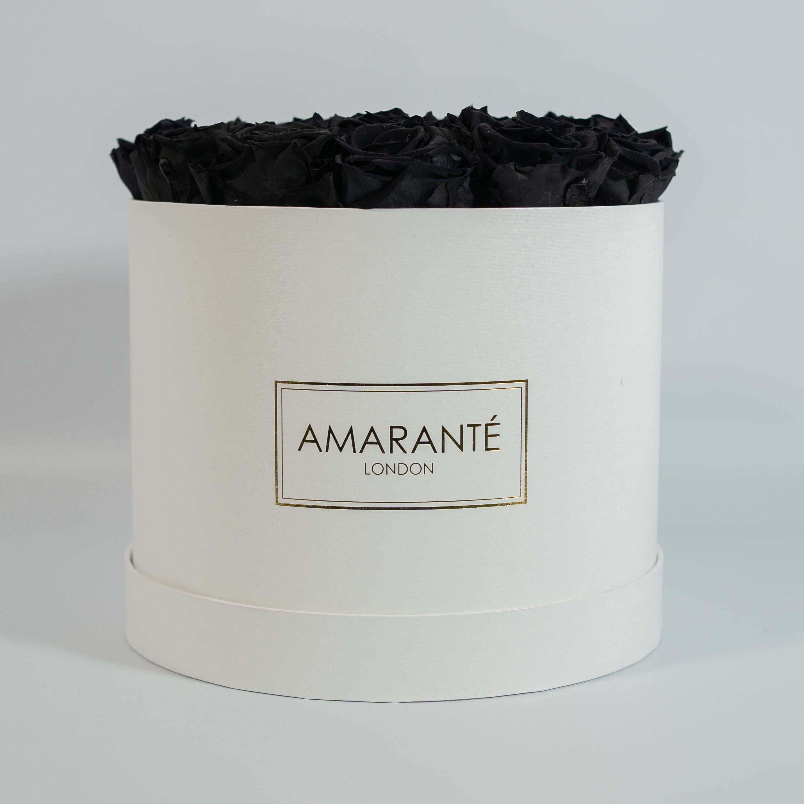 Bold black Roses ideal for expressing mystery, elegance and luxury.