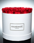 White Round Matte Hatbox - Large