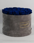 Stunning Royal blue Roses, denoting good health, luck, and healing.