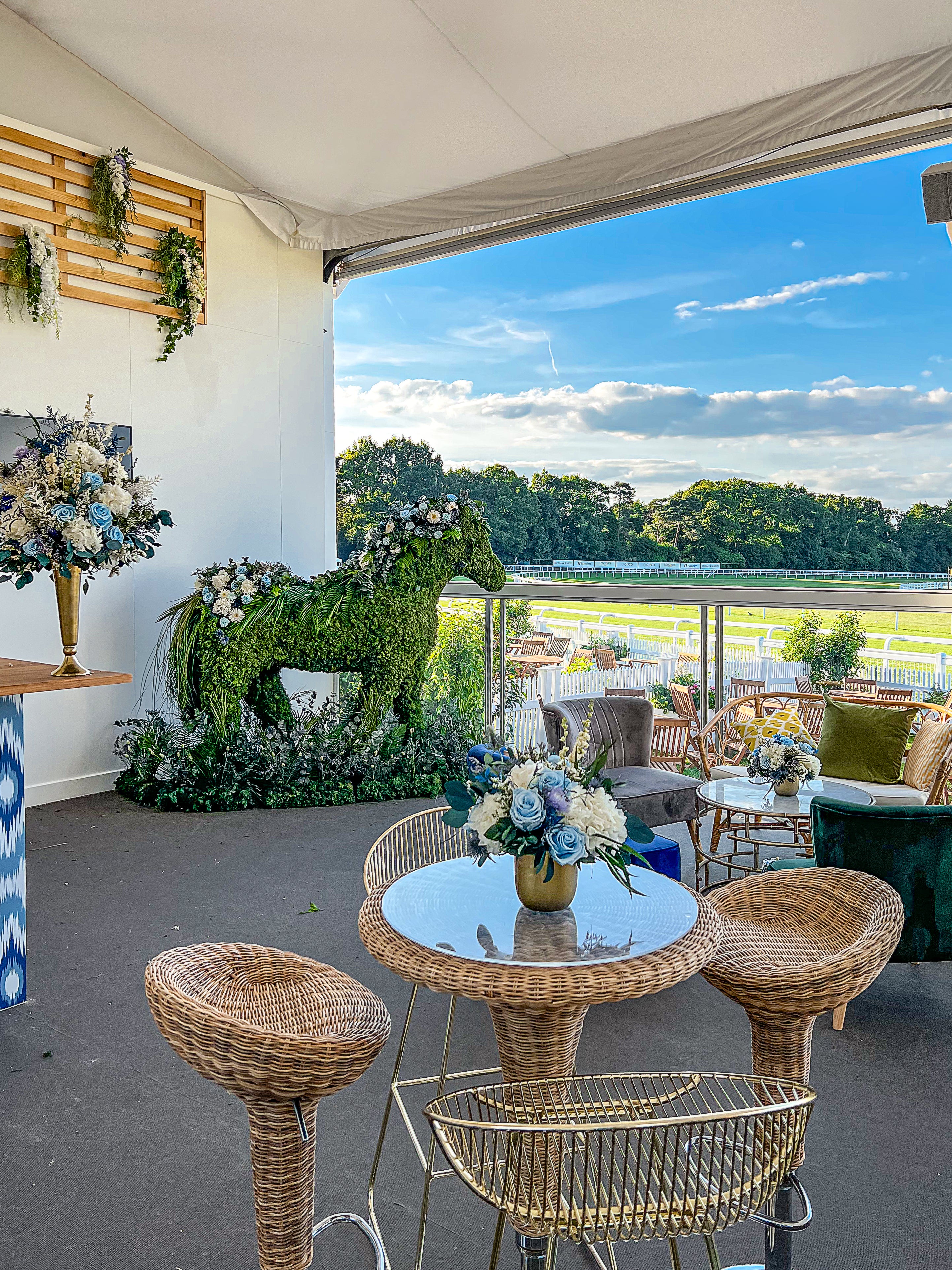 Royal Ascot Racecourse Decked Out with Bespoke Flower for Events