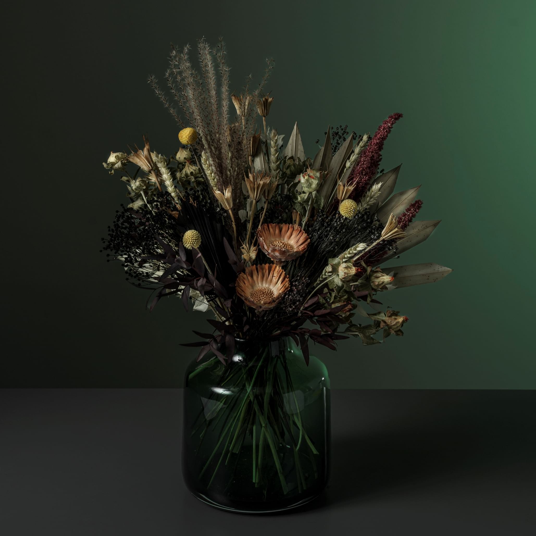 The Wild Elegance of the Urban Jungle Dried Flower Bouquet