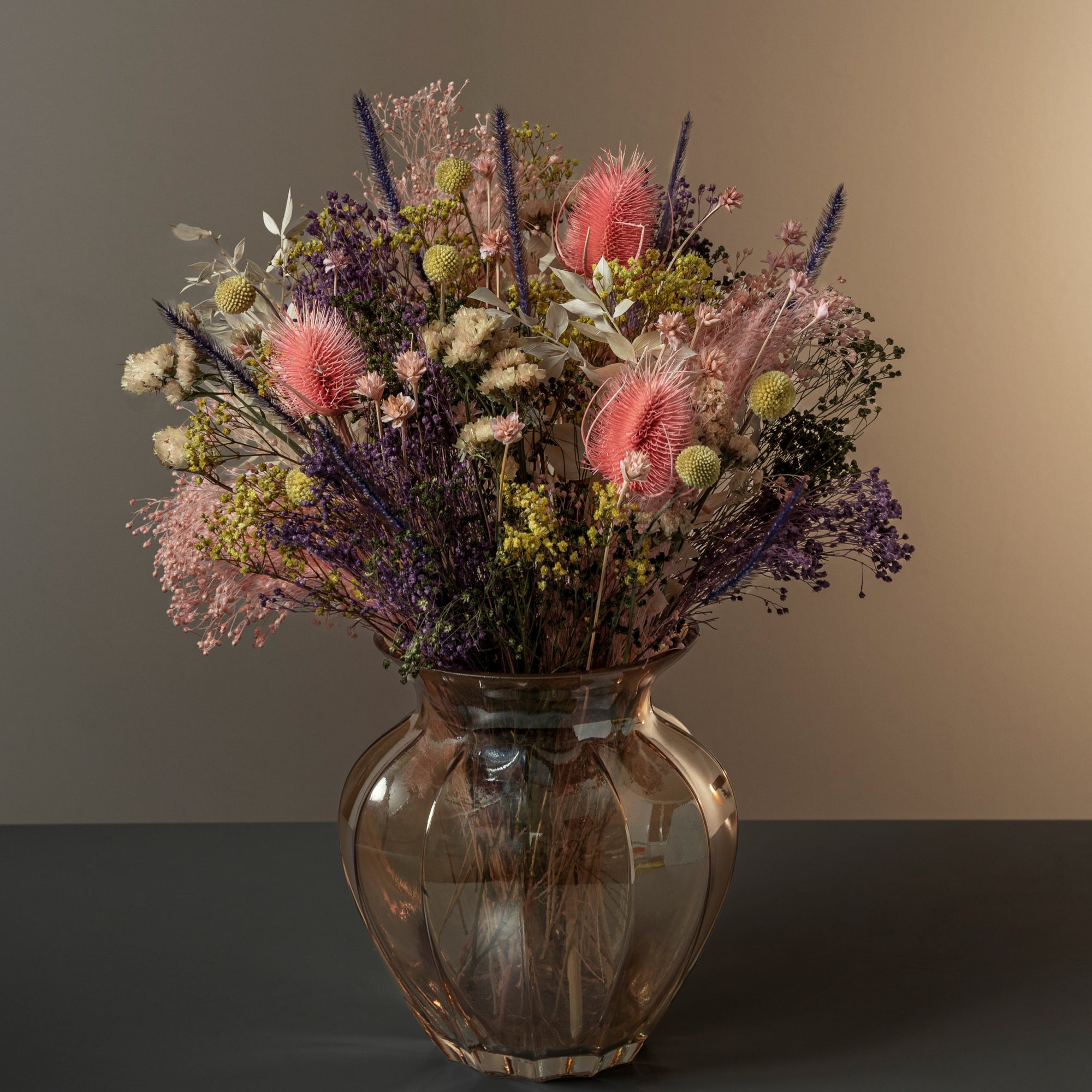 A Dried Flower Wedding Bouquet for Weddings in Every Season