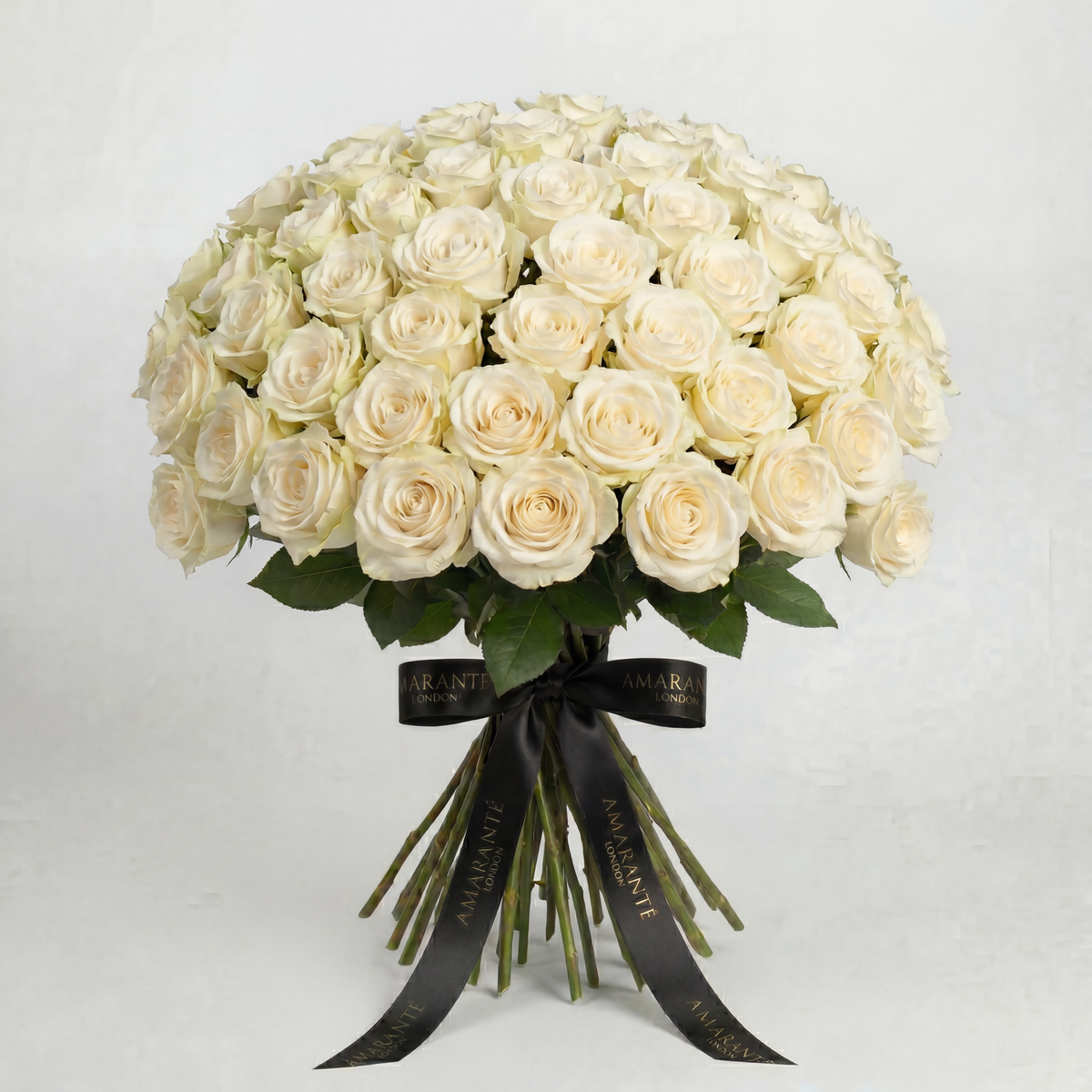 Roses Buke Fresh Red Rose Bouquet - Valentine's Day Luxury | Amarante London