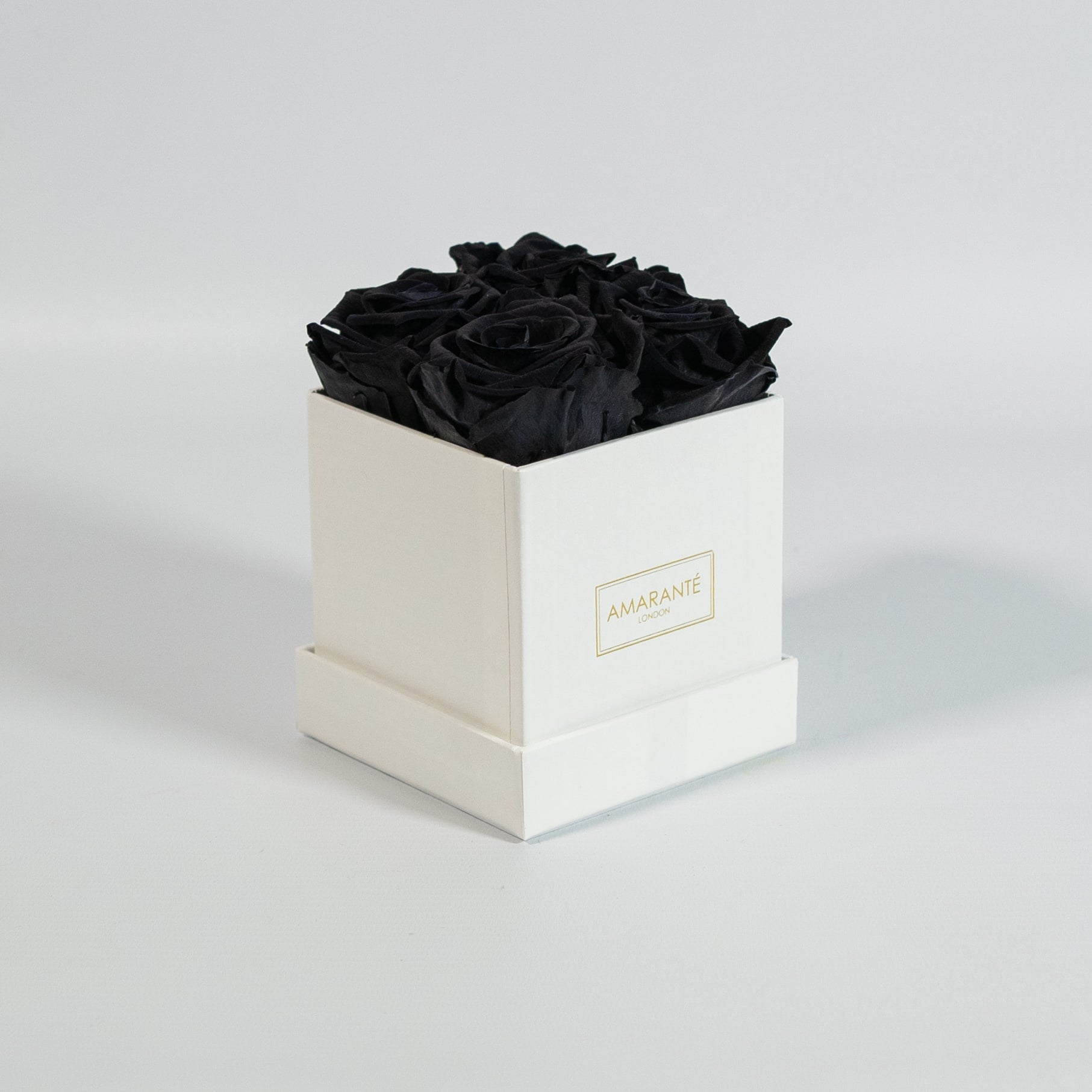 Exotic black roses implying luxury and elegance 