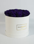Artful dark purple Roses expressing wisdom, protection, and security. 