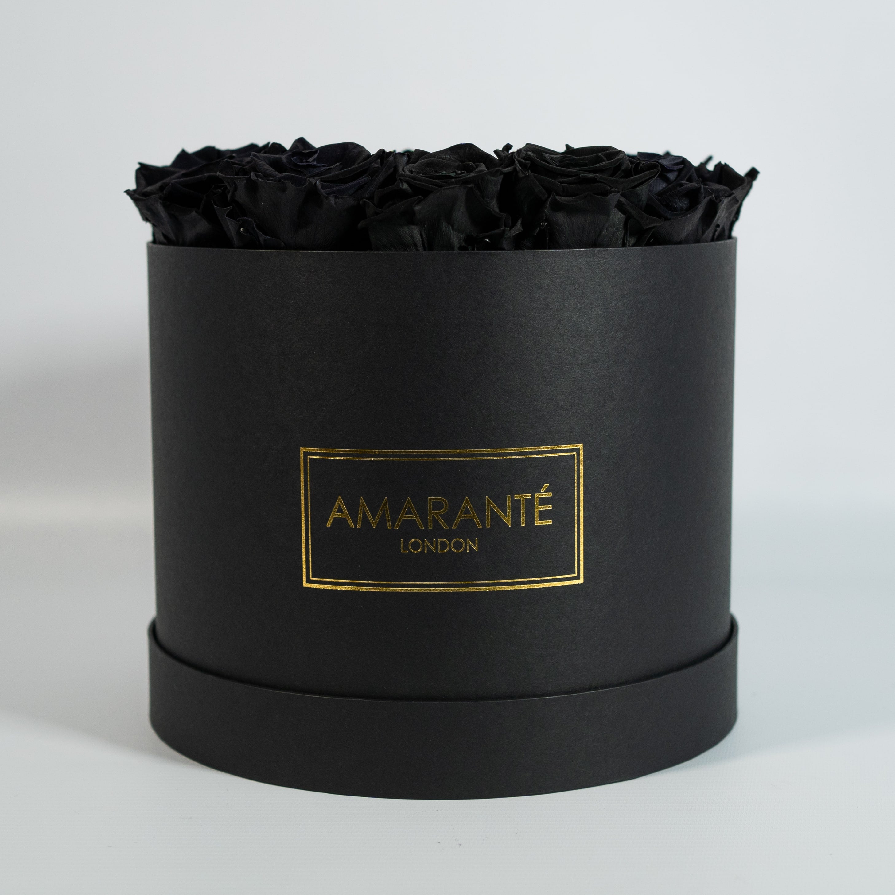 Sophisticated black Roses denoting luxury, mystery, and elegance.  