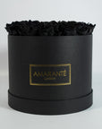 Sophisticated black Roses denoting luxury, mystery, and elegance.  