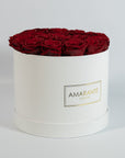 Alluring wine red roses suggesting love, religious fervour, and lust. 