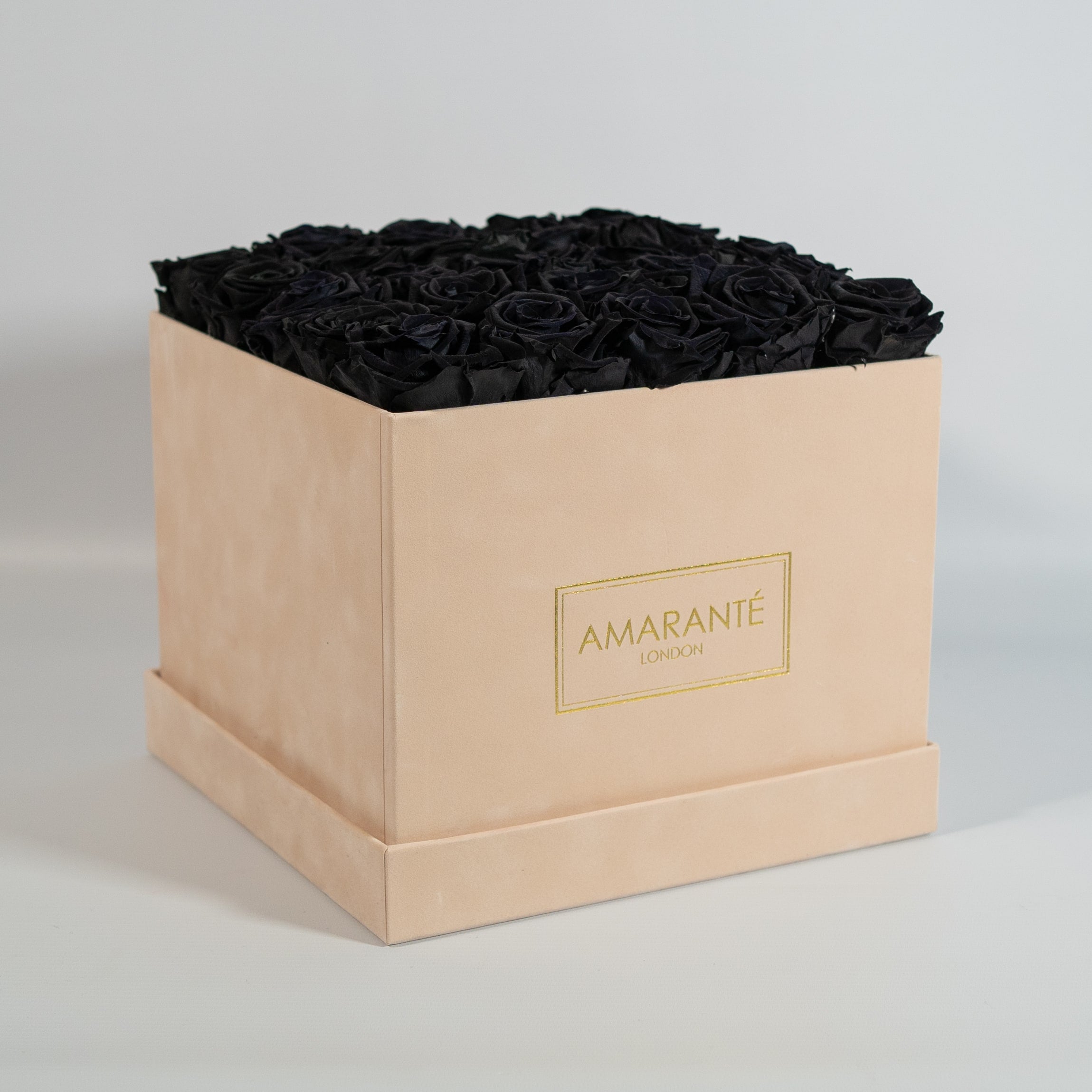 Fragrant black coloured Roses, ideal for expressing sympathy and sadness. 