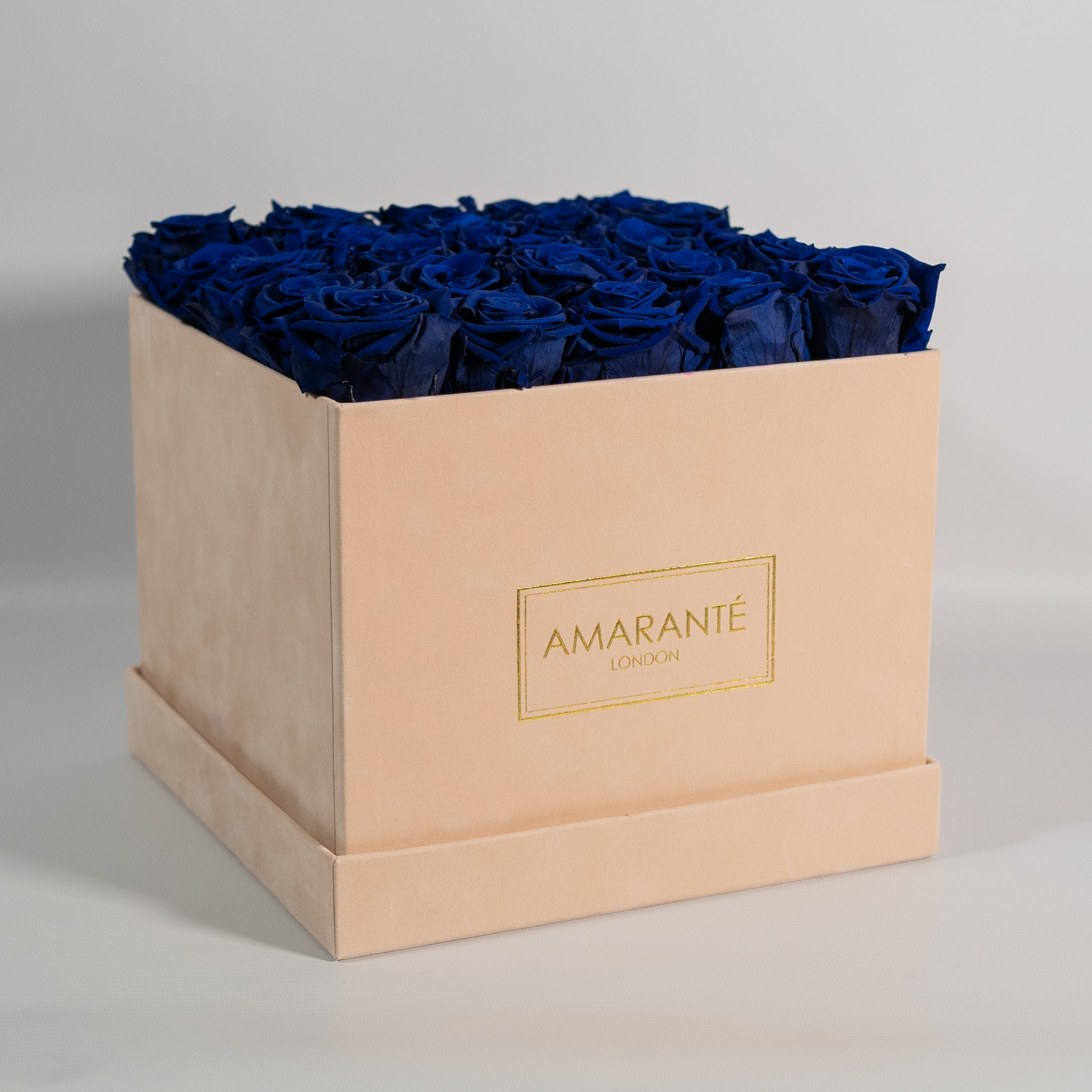 Enchanting Royal Blue Roses connoting luxury, royalty, and magic.