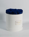 Exquisite royal blue roses also imply relxation and support.  