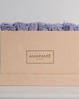 Idyllic Lavender Roses in a stylish extra large box. 