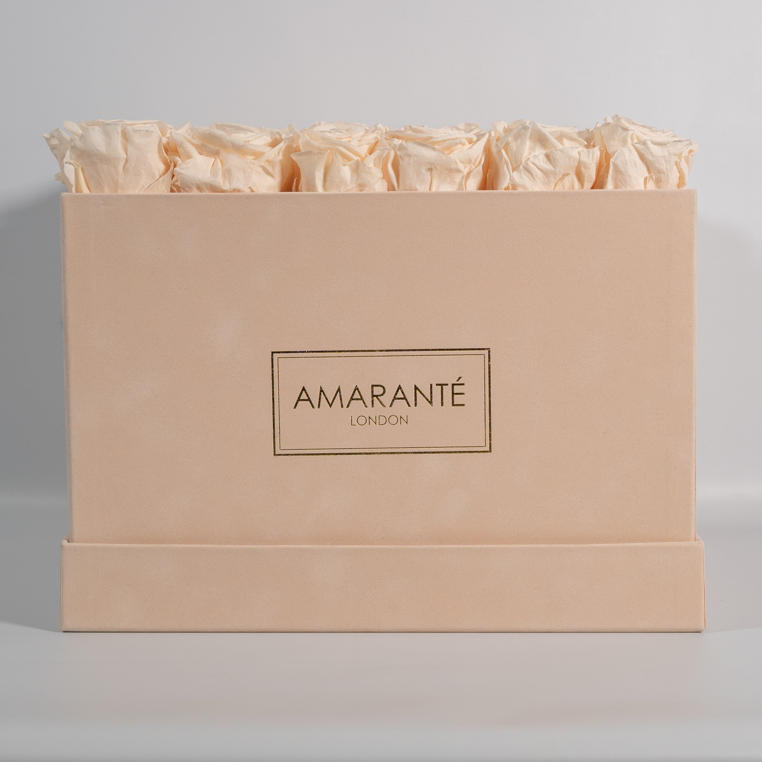 Chic Champagne Roses connoting modesty, class, and excitement. 