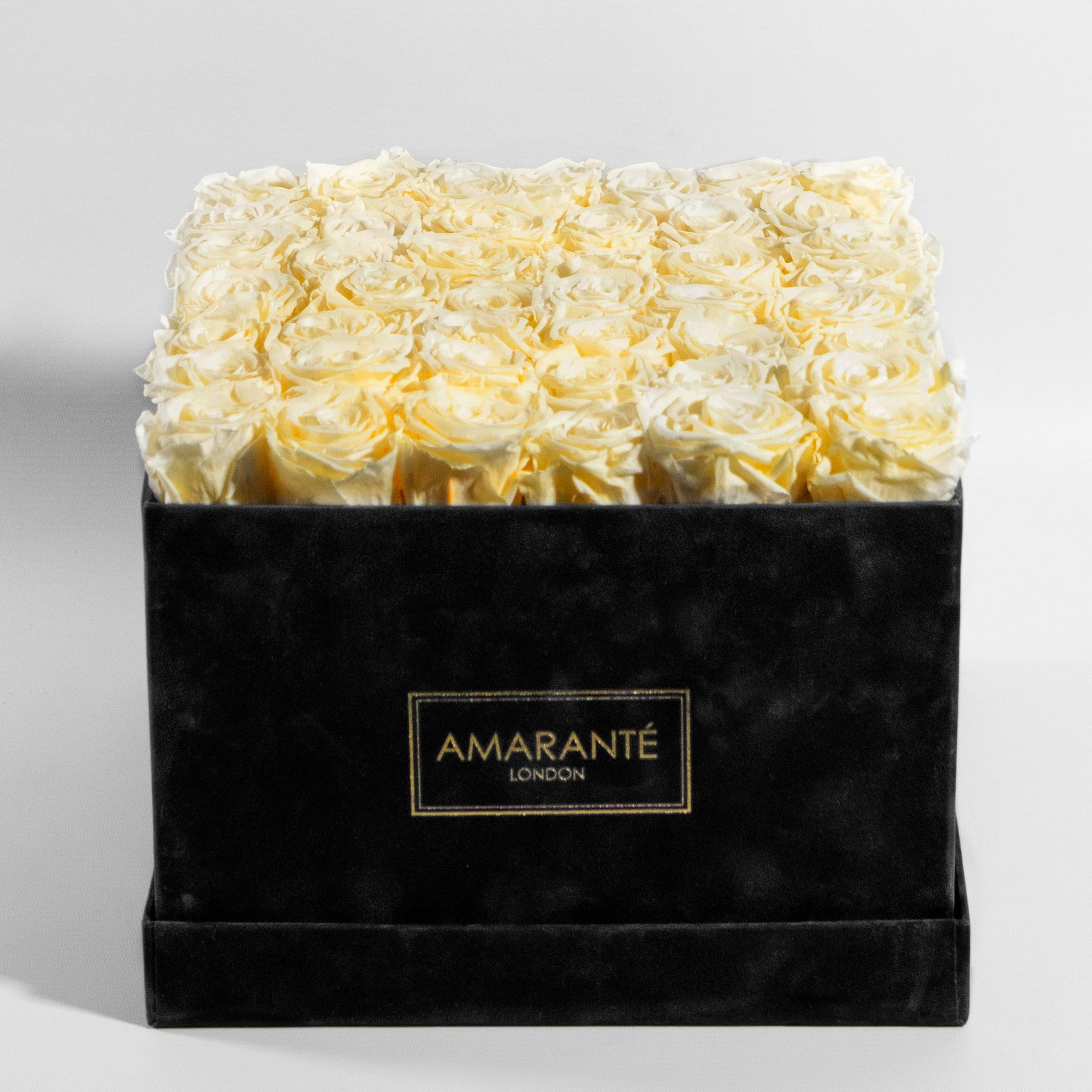 Impressive gifting choice - luxury hatbox with 36 delicate yellow forever roses, perfect for family, friends, and loved ones on special events.
