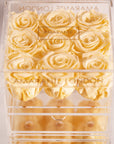 Chic champagne Roses, the perfect choice for any celebratory occasion 